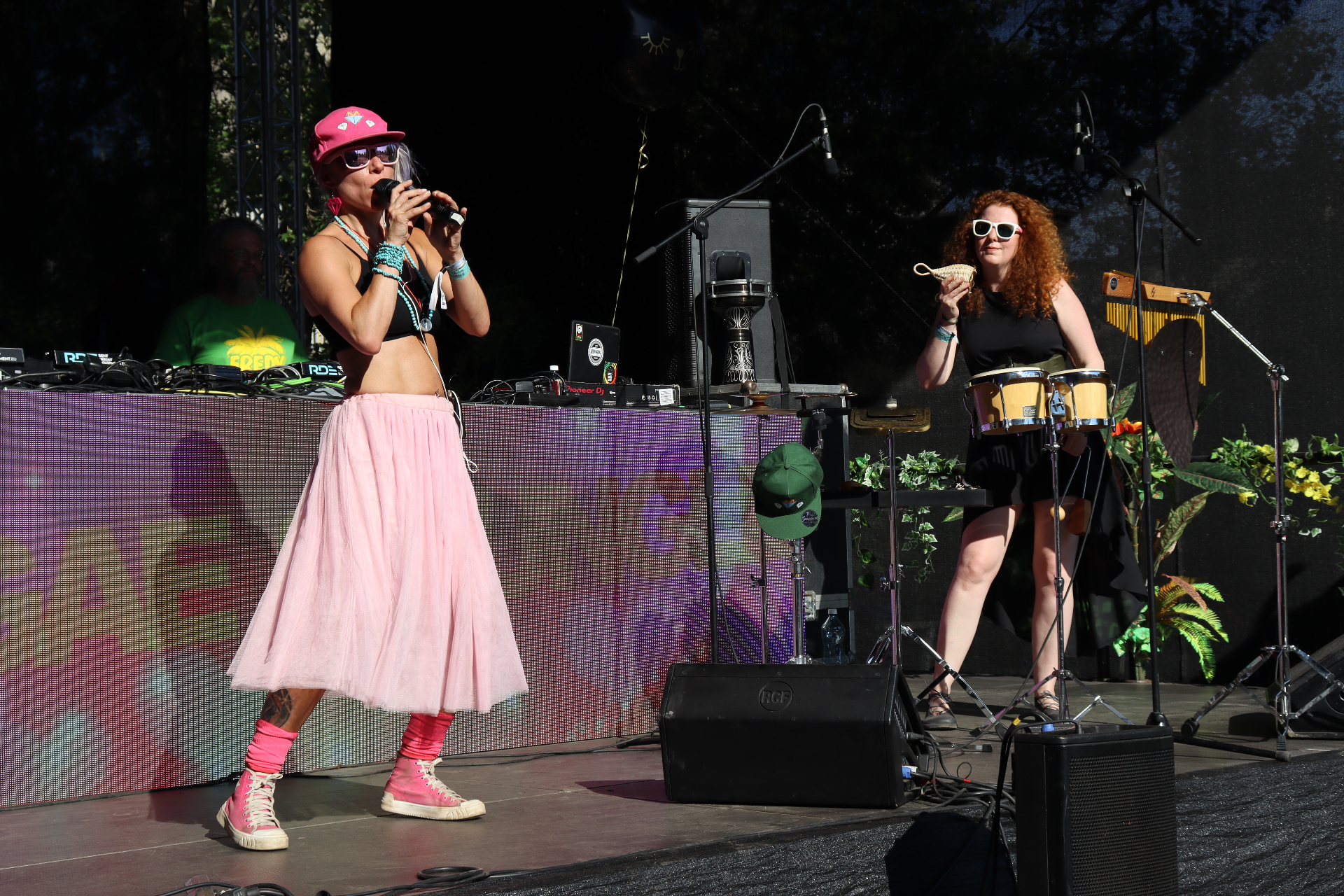Live on stage